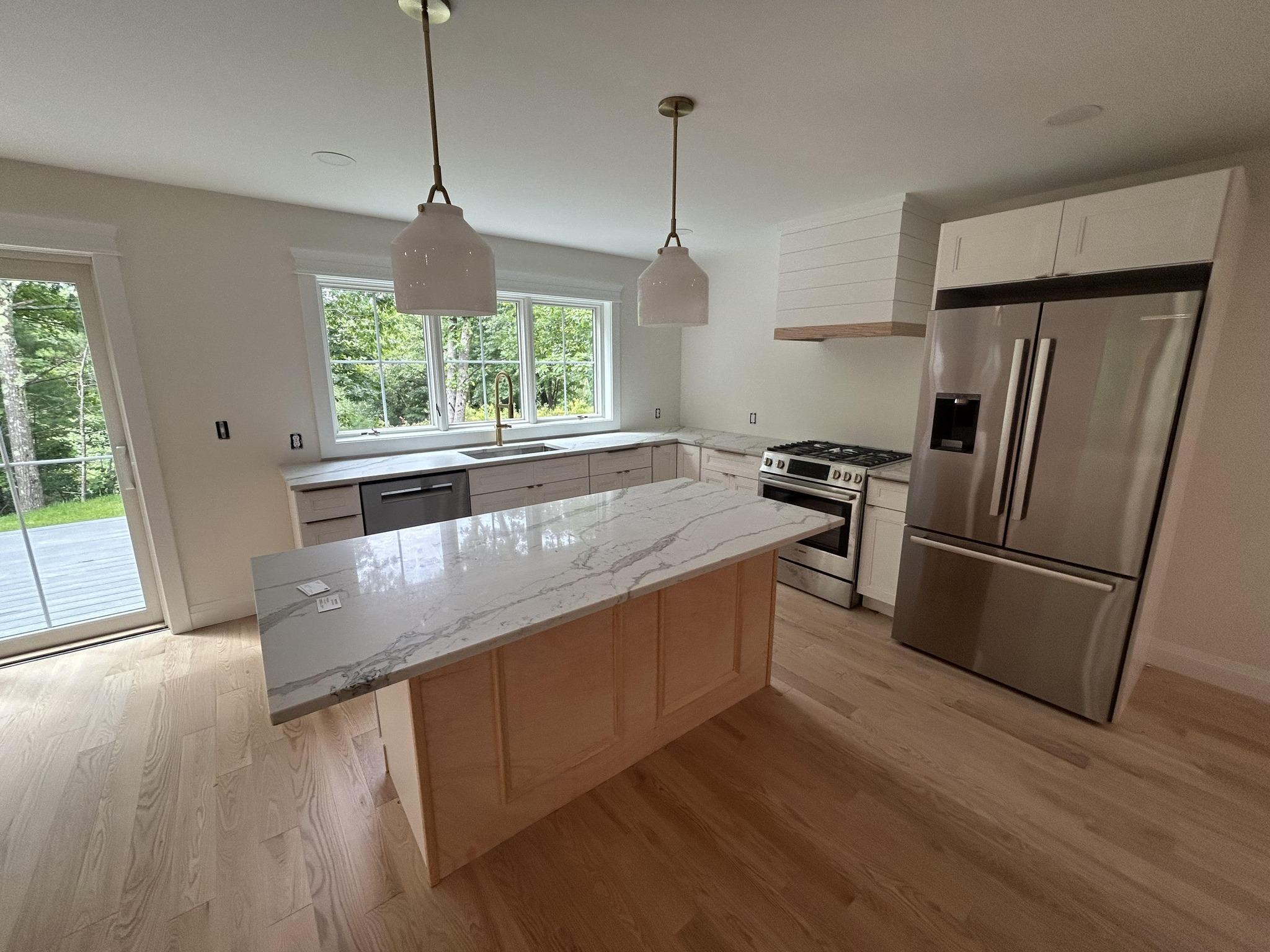 Modern kitchen with new fixtures